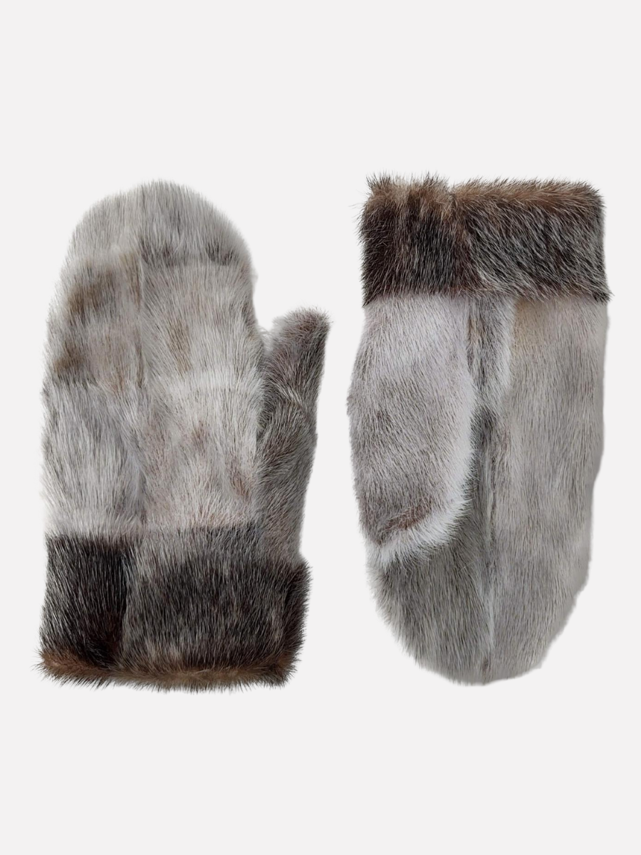 Mitten Patchwork - Ringed Seal / Sæl Skinds Luffer - Accesories - Nature