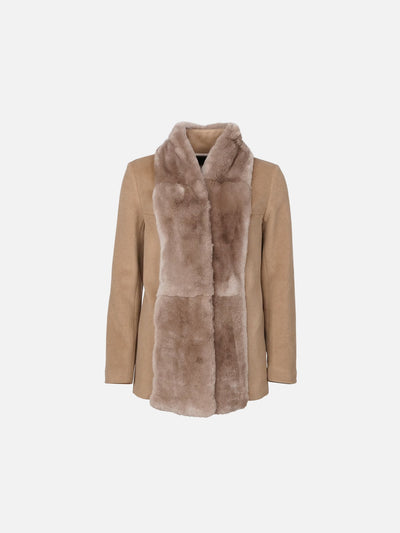 Harol, 70 cm. - Collar - Wool & Cashmere - Women - Camel