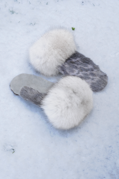 Thule Mitten - Ringed Seal - Accesories - Natural