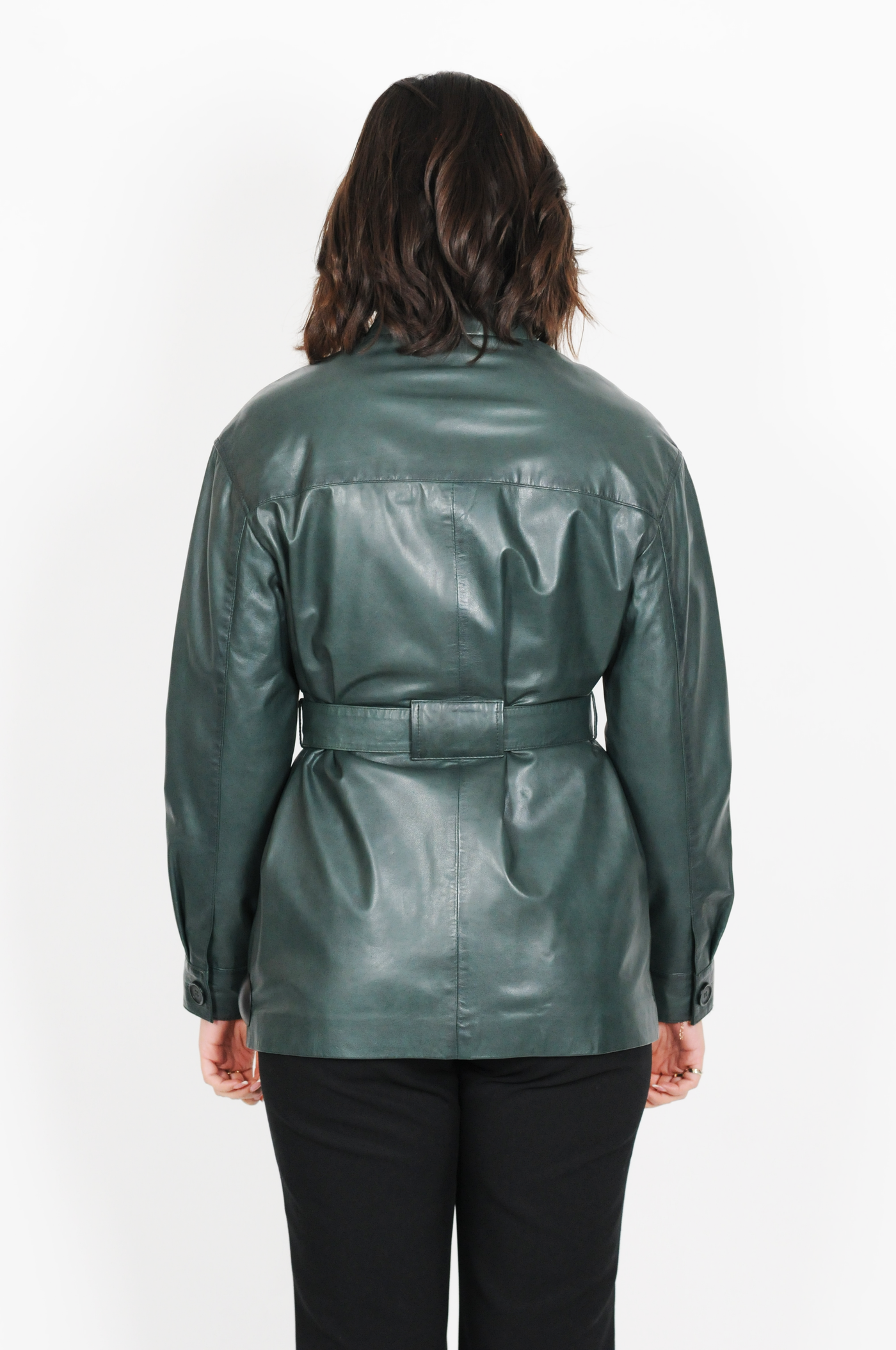 Eira - Lamb Malli Leather - Women - Copper Green