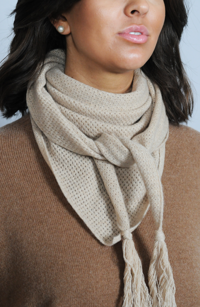 SY-1823 Scarf - 100% PureCashmere - Accesories - Rice Camel