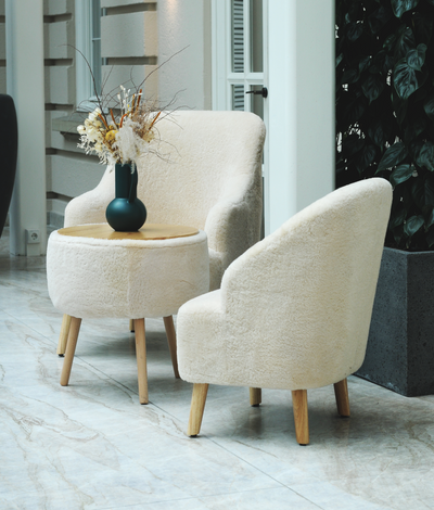 Levinsky Chair No. 1 - Australian Lamb - Accesories - Beige