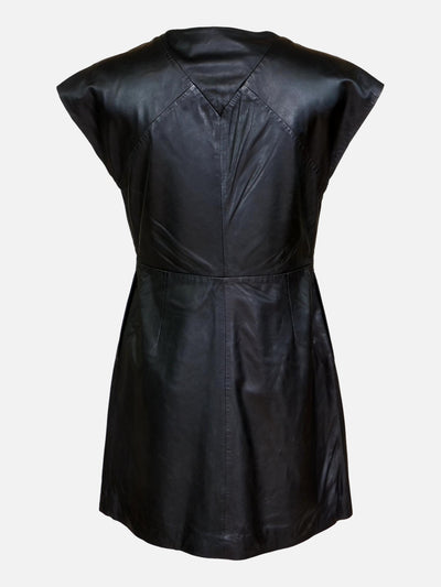 Kennedy Dress - Lamb Malli Leather - Women - Black