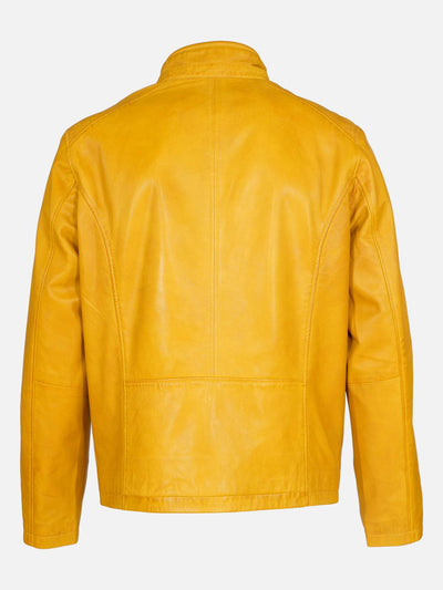 Levi - Lamb Malli Leather - Man - Yellow