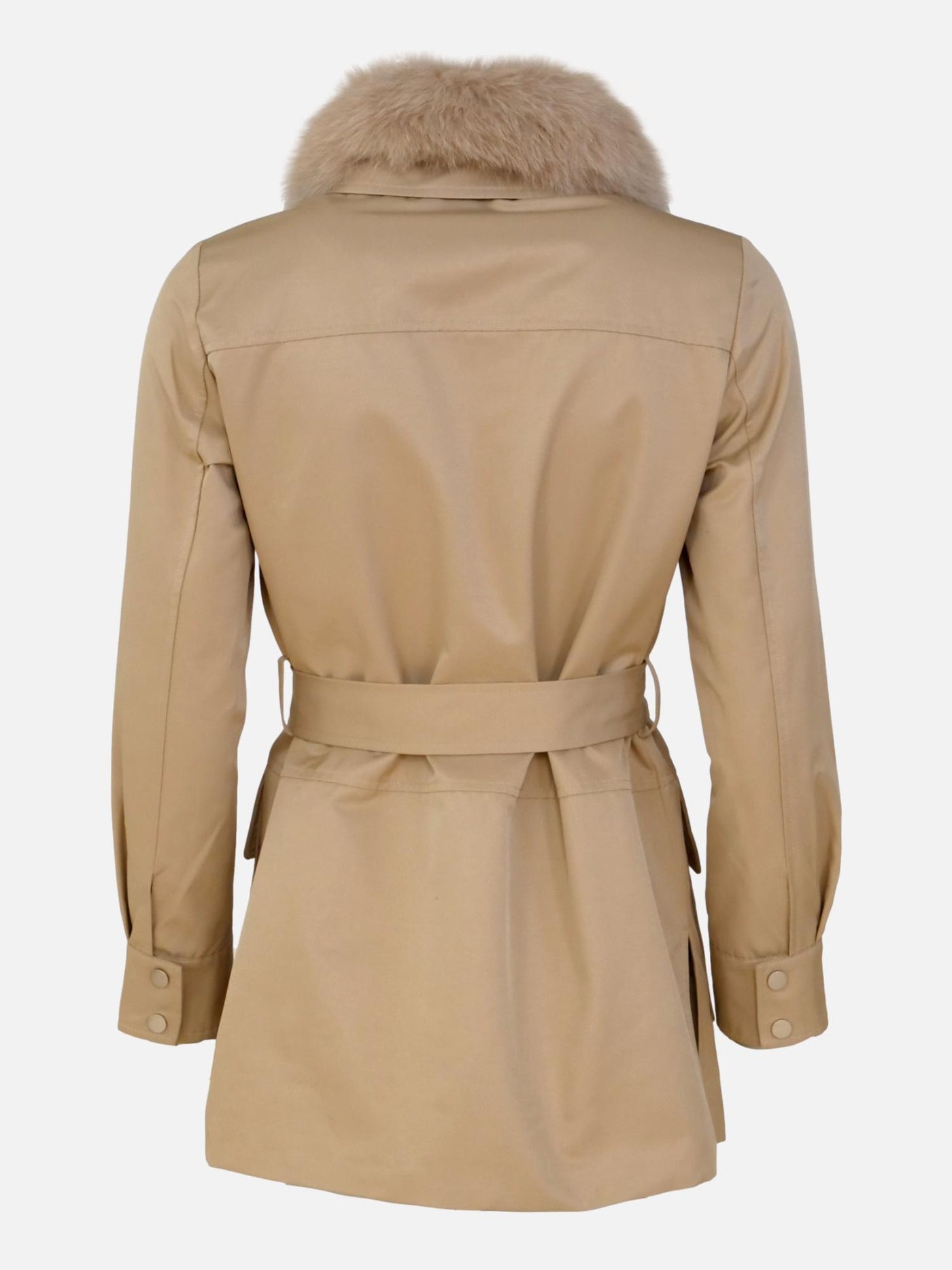 Gilda, 75 cm. - Collar - Textile - Women - Beige