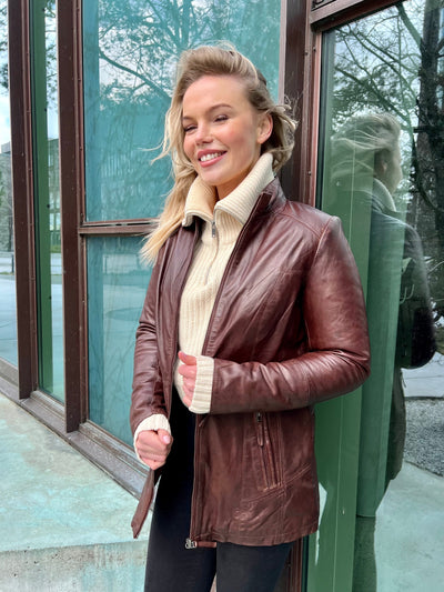 Eva - Lamb Malli Leather - Women - Copper Brown
