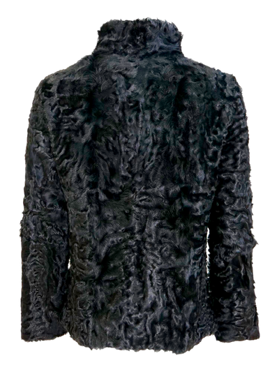 Olise, 63 cm. - Collar - Silk Lamb - Women - Black