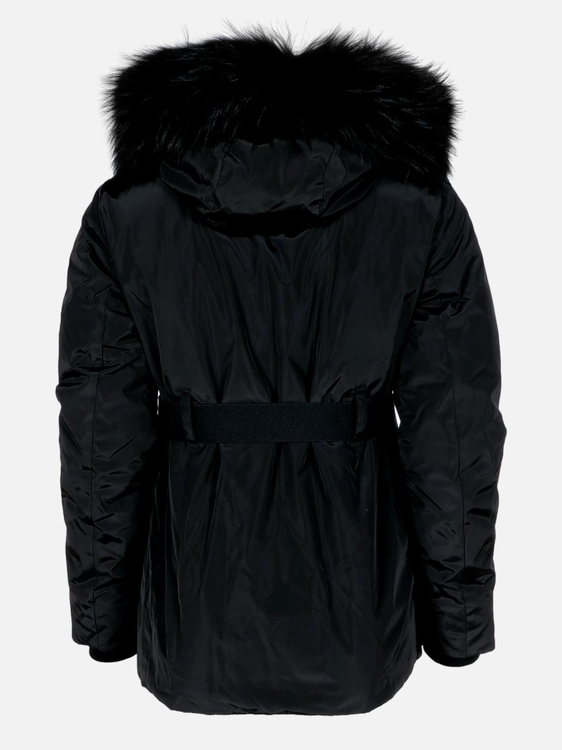 Gulbiana, 72 cm. - Hood - Down - Women - Black
