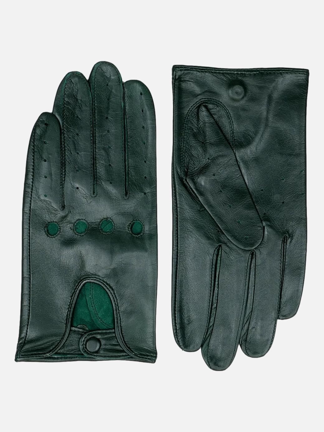 2643 Glove - Lamb Slink Leather -Accesories - Green
