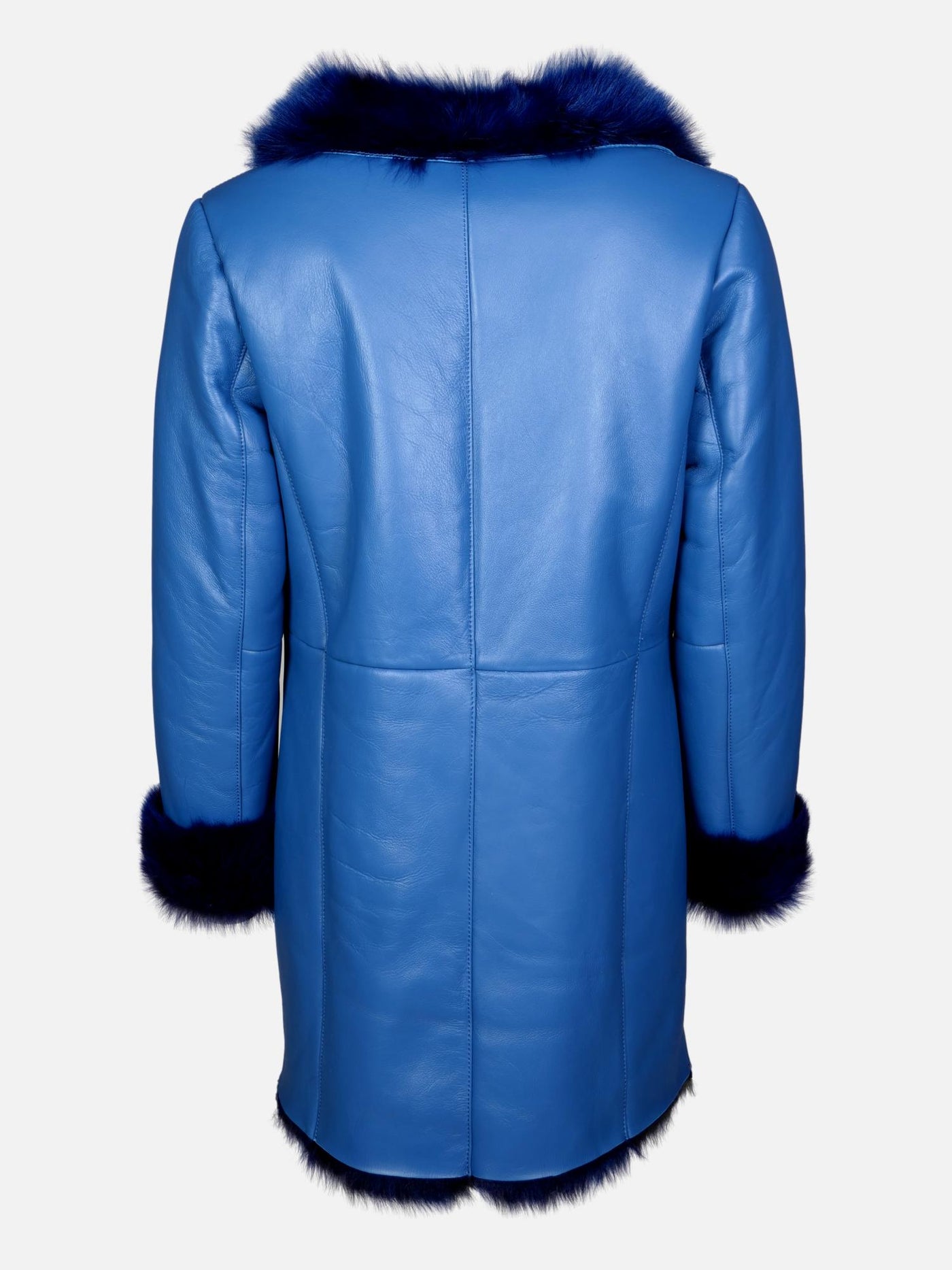 Gillian, 85 cm.  - Toscana Lamb - Women - Dark Blue