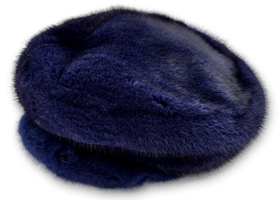 602-83/21 Hat - Mink - Accesories - Blue (Hue) | STAMPE PELS