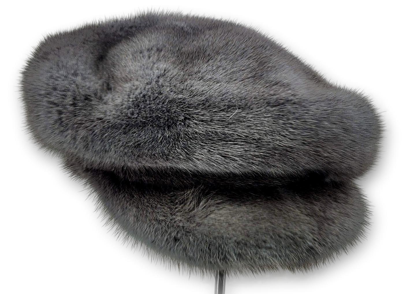 602-83/76 Hat - Mink - Accesories - Grey (Hue) | STAMPE PELS