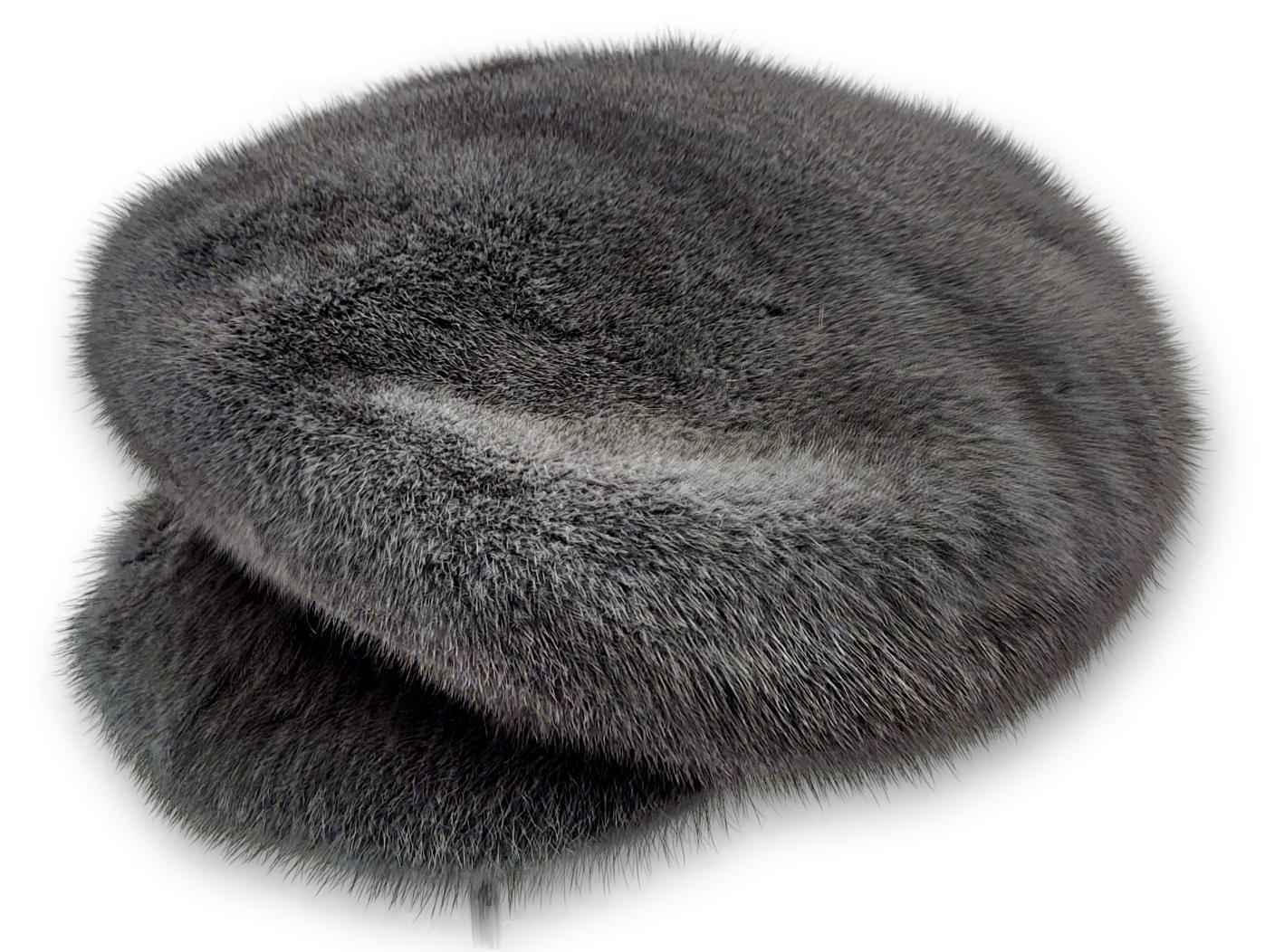 602-83/76 Hat - Mink - Accesories - Grey (Hue) | STAMPE PELS