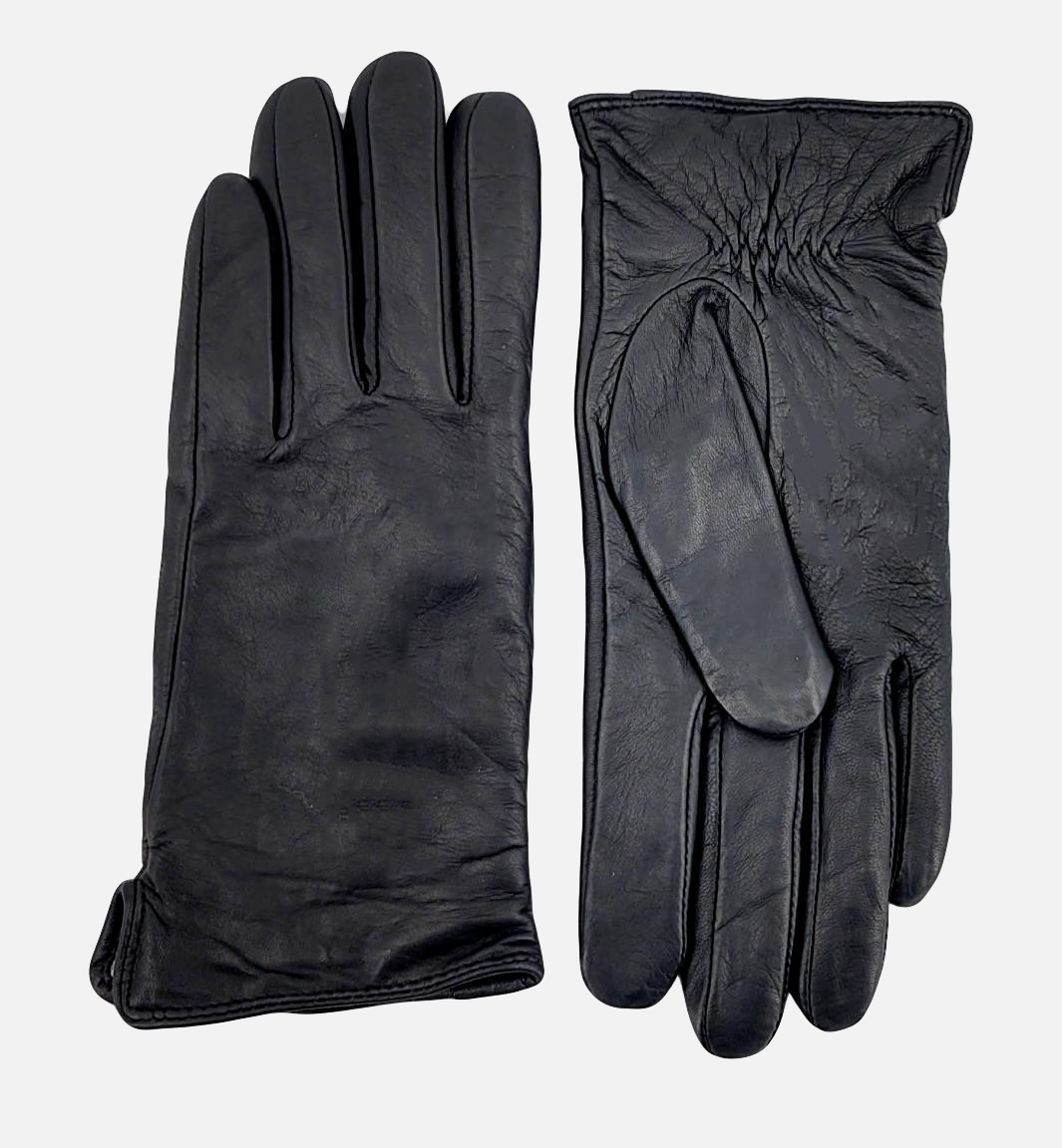 Z-1601 Plain Glove - Leather - Accesories - Black