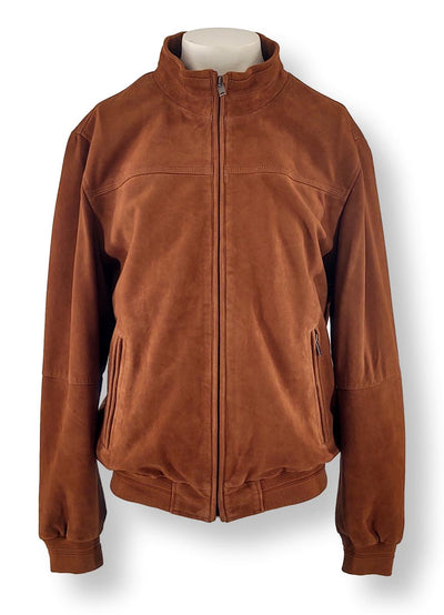 Jim - Goat Suede - Man - Dark Cognac