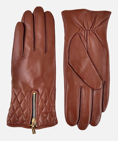 2687 Glove - Lamb Slink Leather -Accesories - Whisky