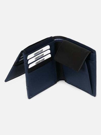 1392 Wallet - Goat Leather - Accesories - Dark Blue & Brown