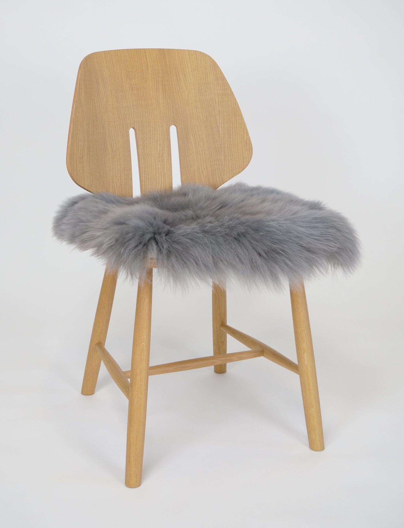 Chair Pad 40*40 cm. - Sheep Skin - Accesorries - Grey