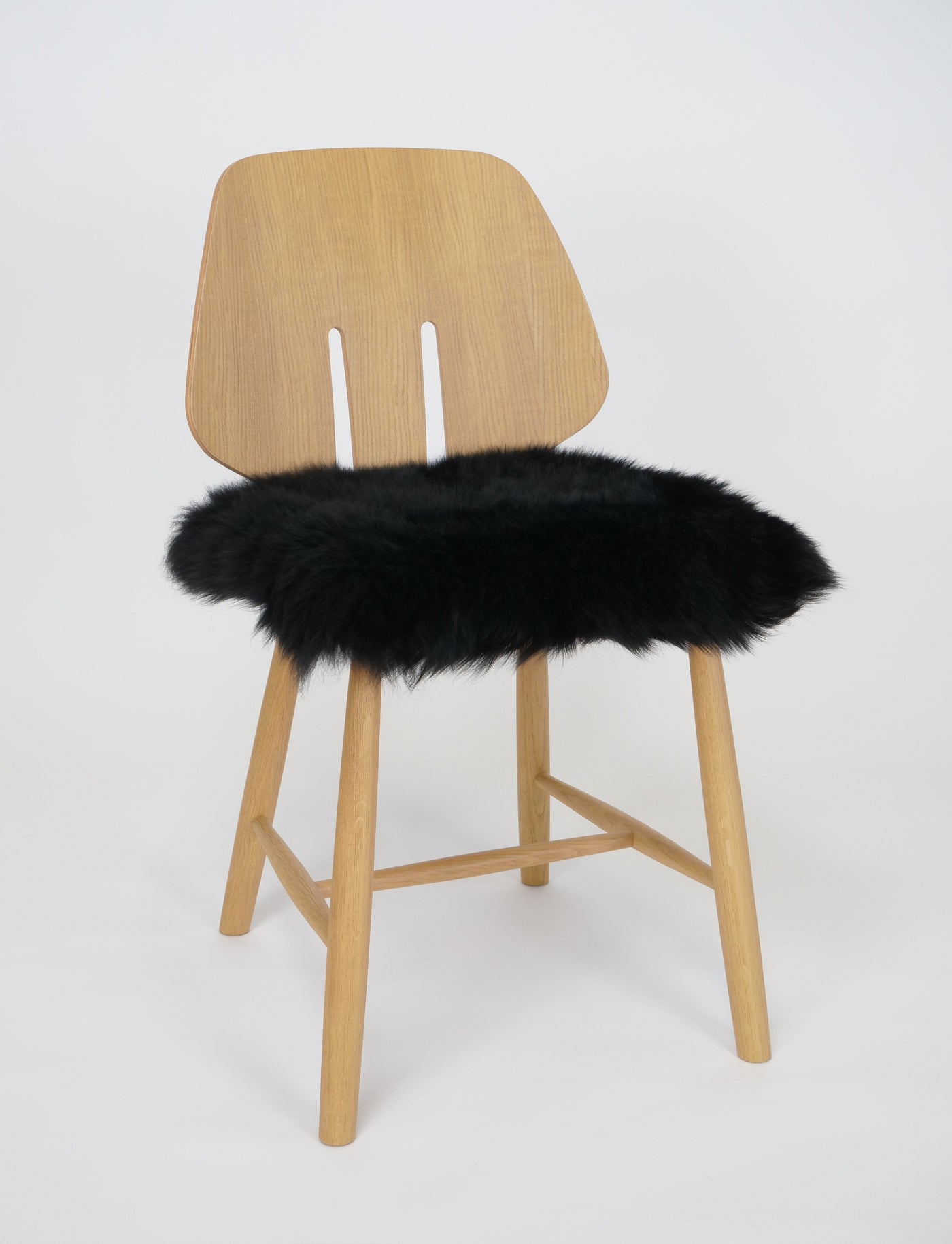 Chair Pad 40*40 cm. - Sheep Skin - Accesorries - Black