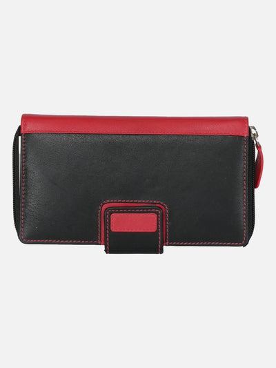 1354 Wallet - Goat Leather - Accesories - Black & Red