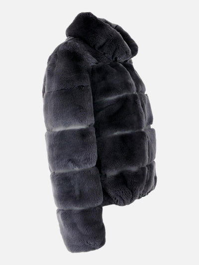 Amoy, 56 cm. - Collar - Rex - Women - Grey
