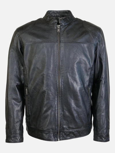 Heino, 68 cm. - Lamb Hollywood Leather - Man - Black