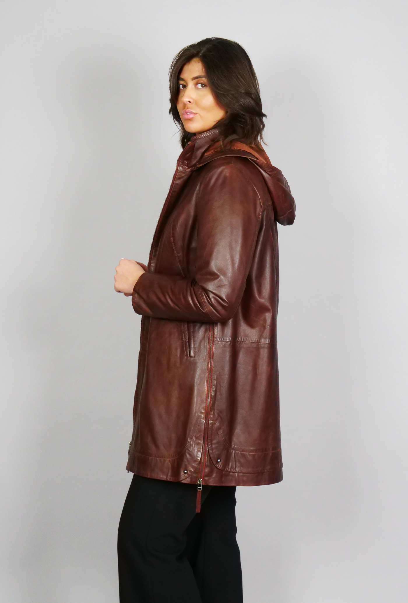 Aliana - Lamb Malli Leather - Women - Copper Brown