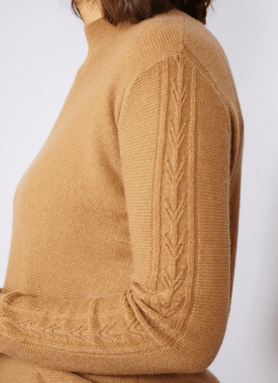 MKI Sweater - 100% Cashmere - Accesories - Dark Camel