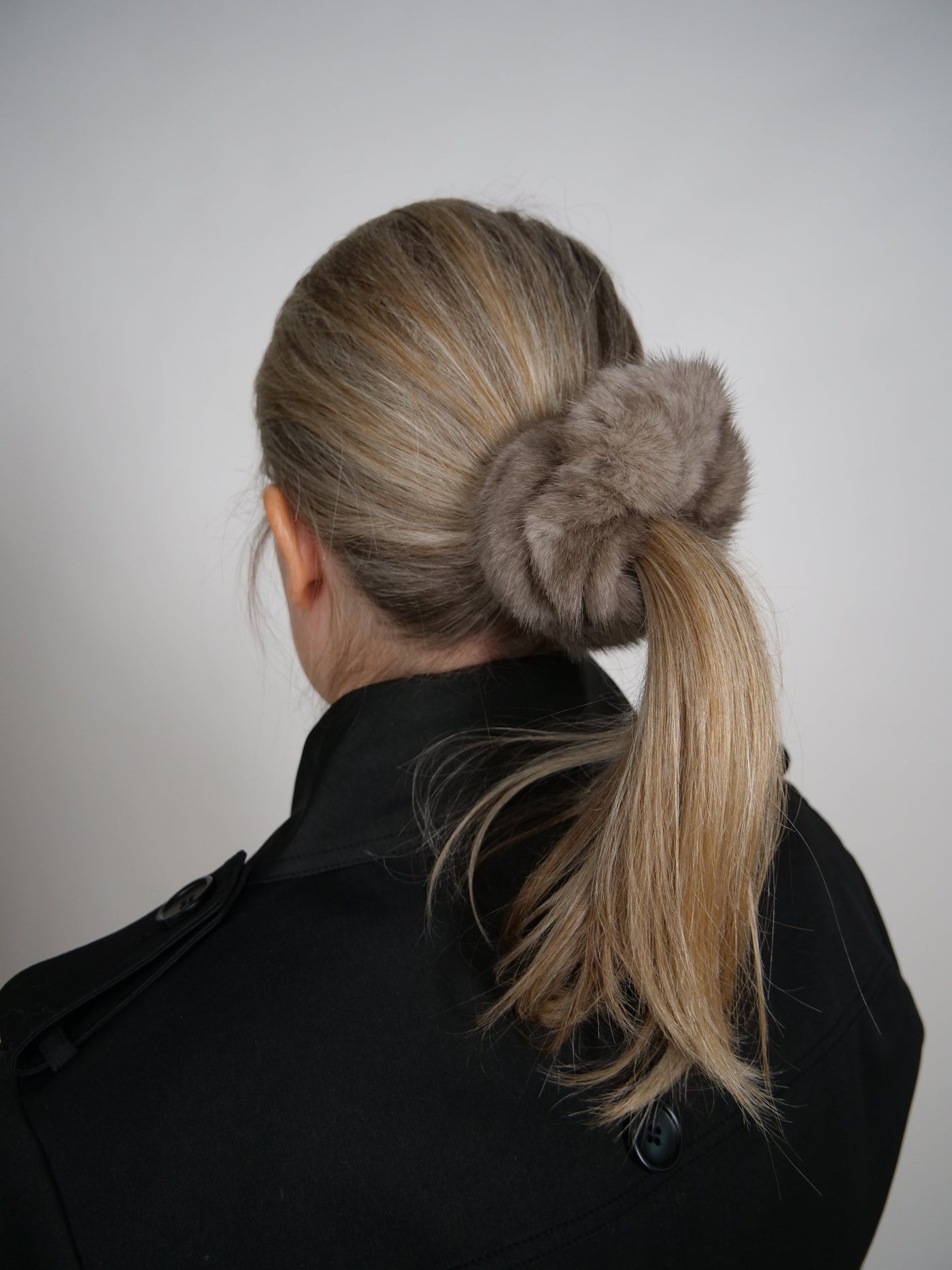 Big Hair Tie UN - Mink - Accesories - Silver Blue