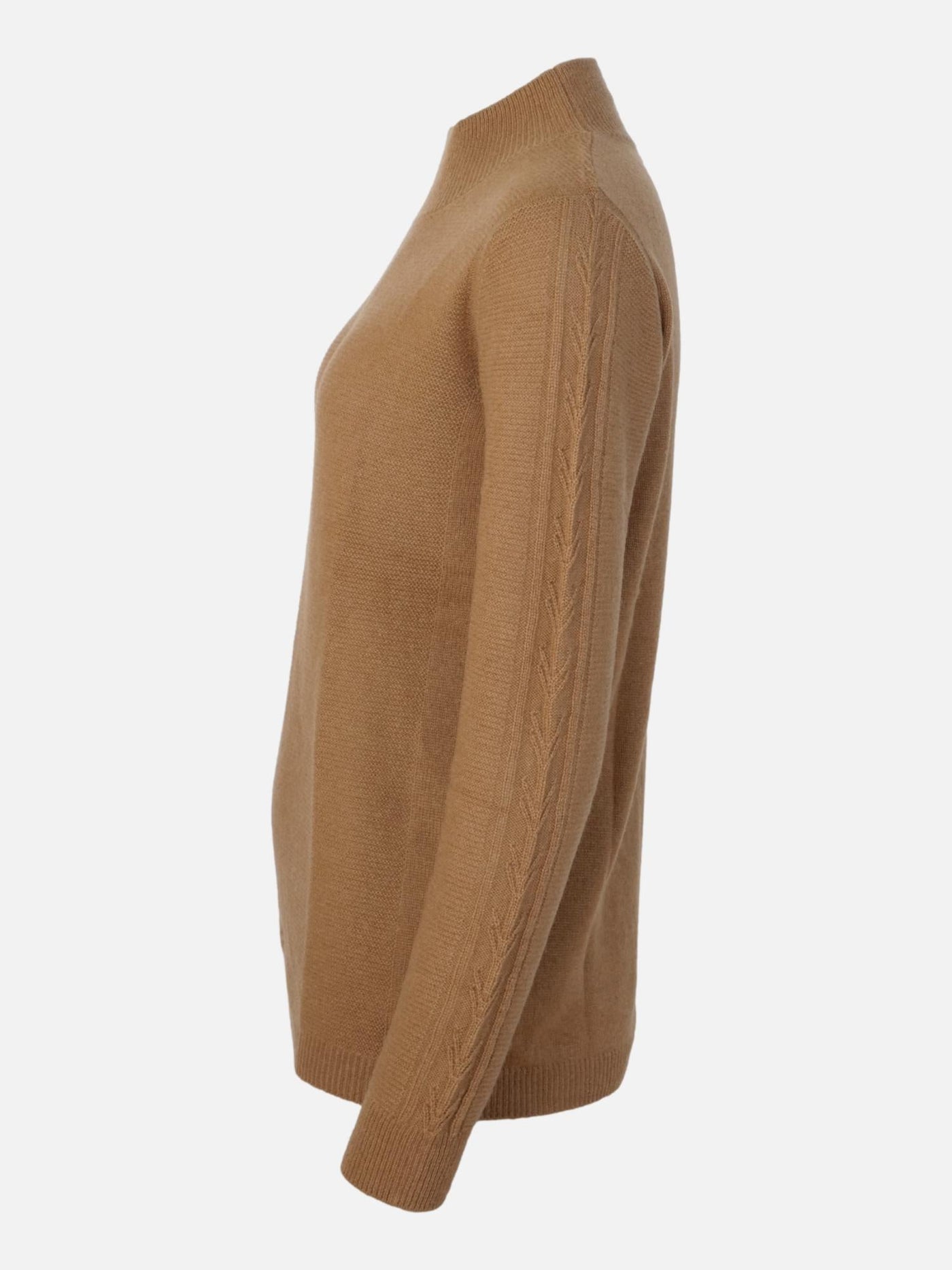 MKI Sweater - 100% Cashmere - Accesories - Dark Camel