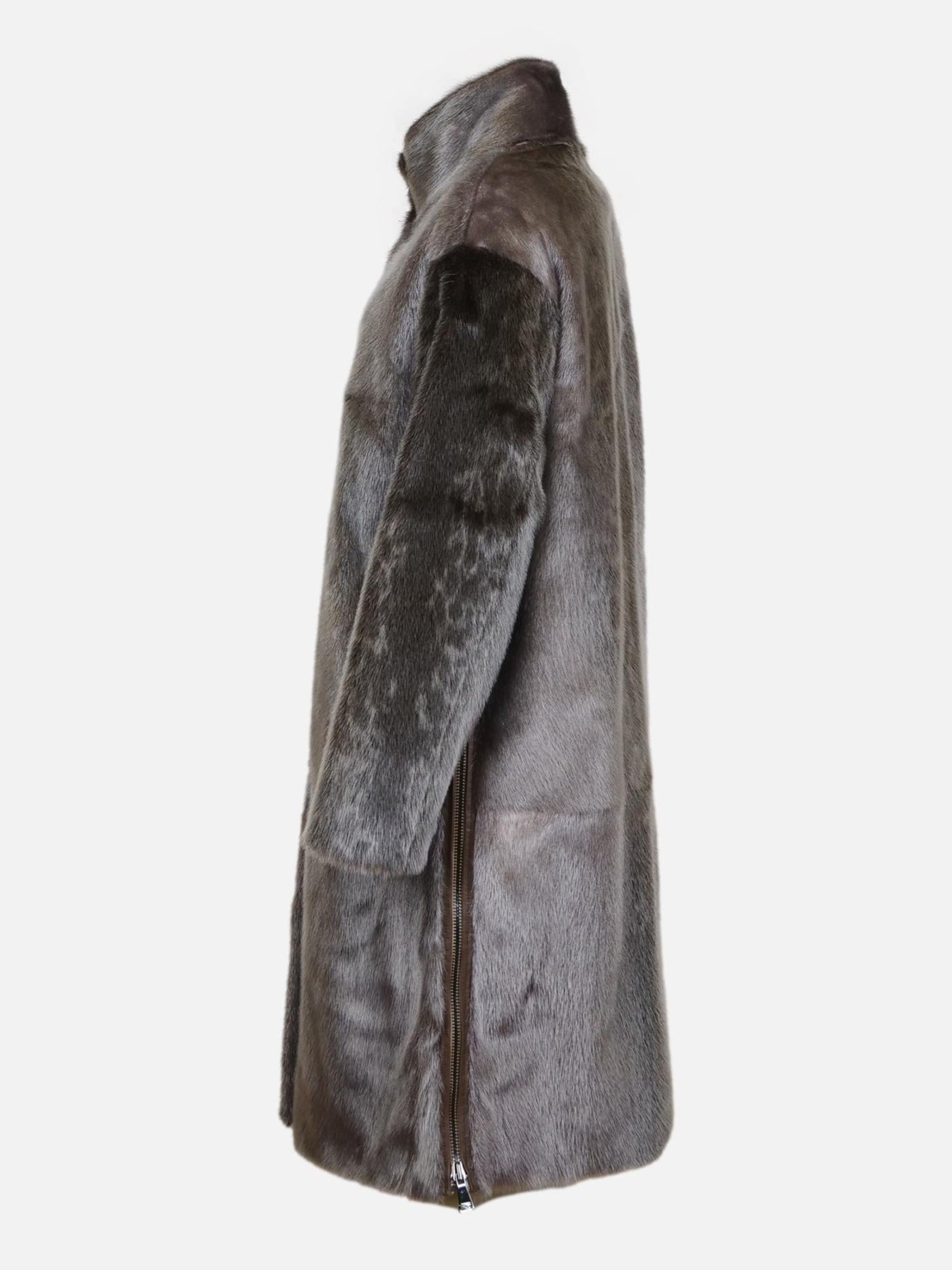 Filuka, 100 cm. - Collar - Seal - Women - Grey