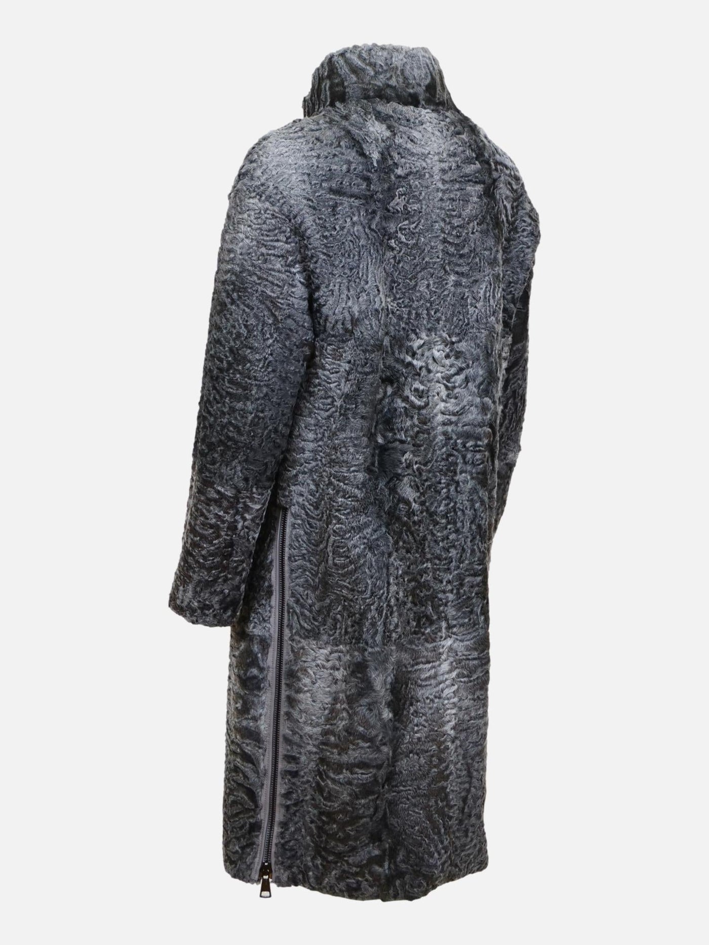 Filuka, 100 cm. - Collar - Persian Lamb - Women - Grey
