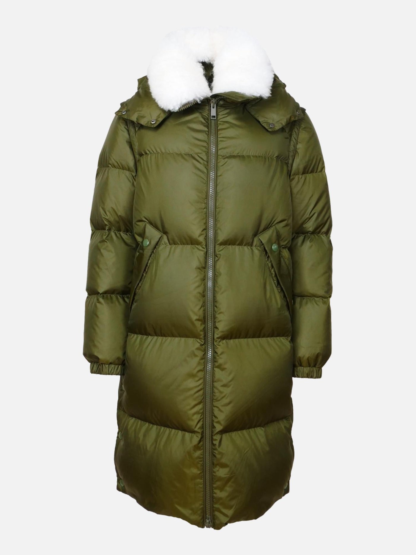 Heather, 98 cm. - Hood - Down - Women - Army