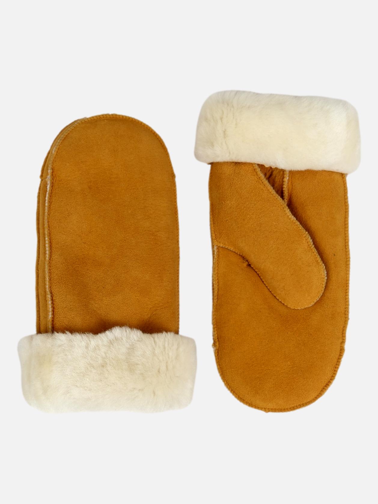 ZXM-114 Mittens - Suede Lamb - Accesories - Cognac