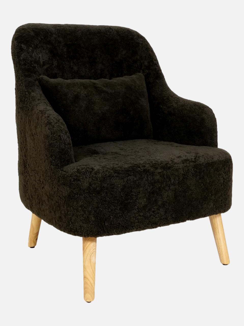 Levinsky Chair No. 2 - Curly Lamb - Accesories - Dark Green