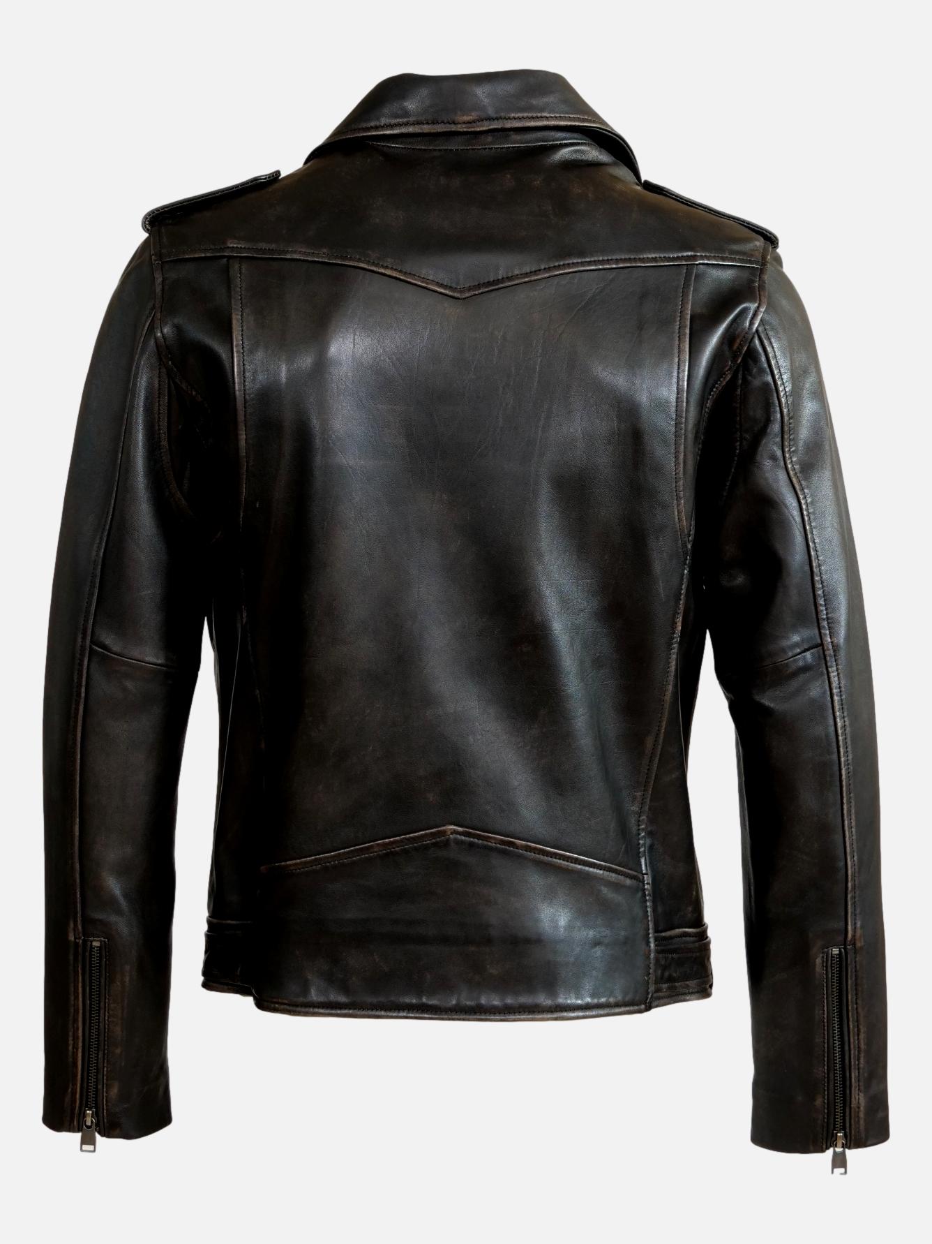 Mustang - Lamb Rub Off Leather - Man - 2 Tone Brown