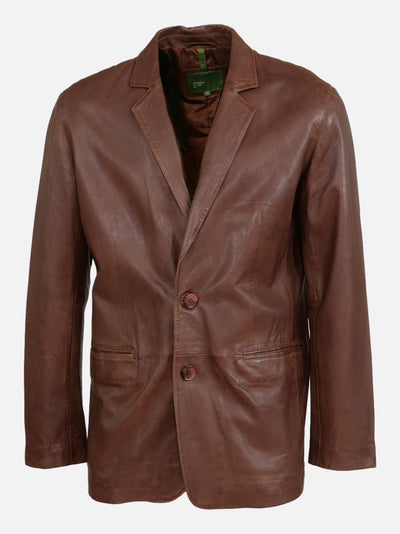 Kevin - Lamb Copper Leather - Man - Brown