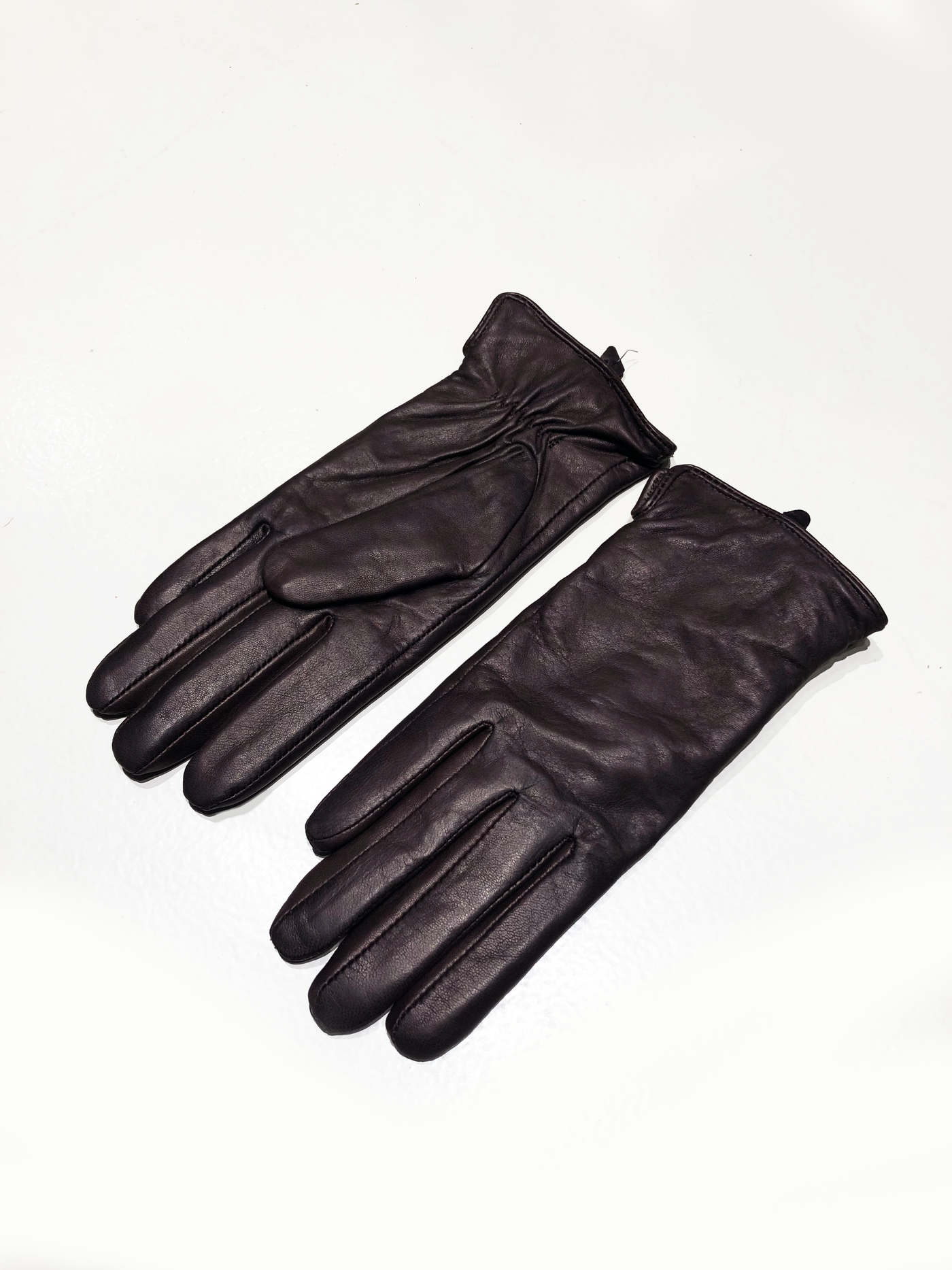 Z-1601 Plain Glove - Lamb Slink Leather -Accesories - Brown