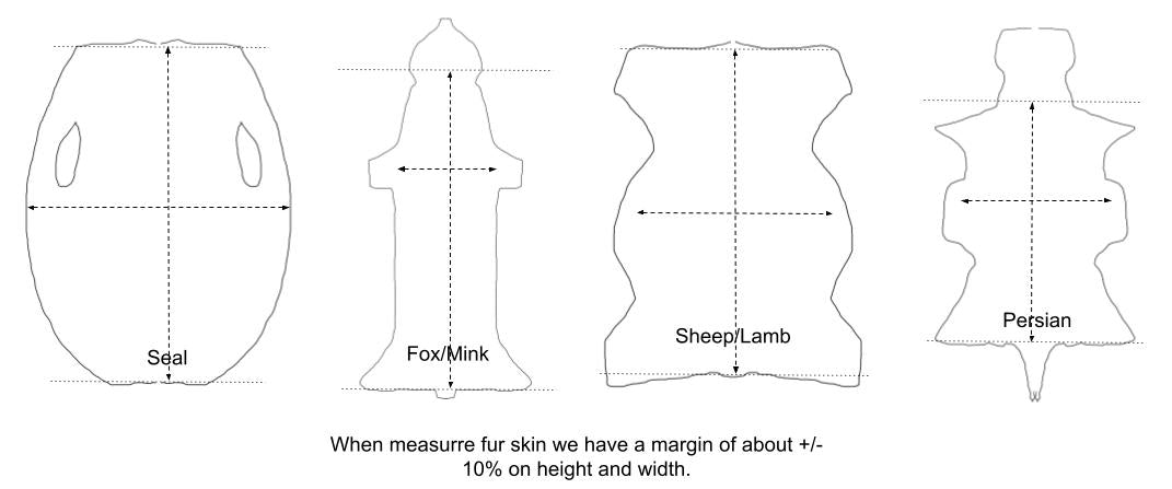 Lamb White - Dressed Fur Skin - Fur