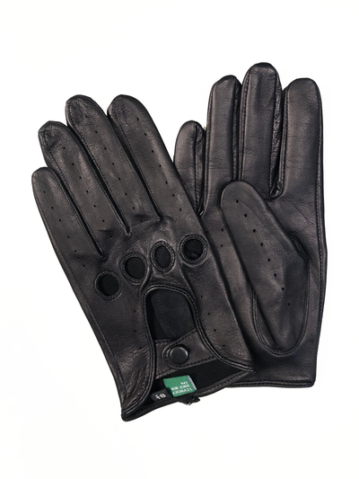 2643 Driving Glove - Lamb Slink Leather -Accesories - Black