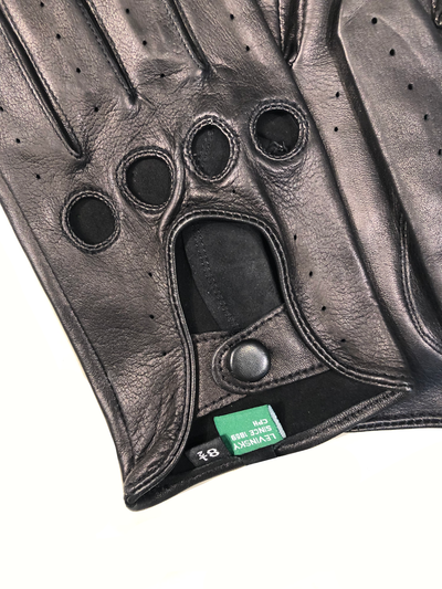 2643 Driving Glove - Lamb Slink Leather -Accesories - Black